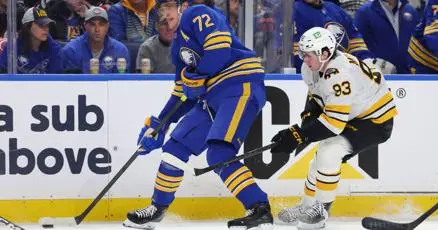 Bruins try to pick up pieces after brutal Game 1 loss in Buffalo