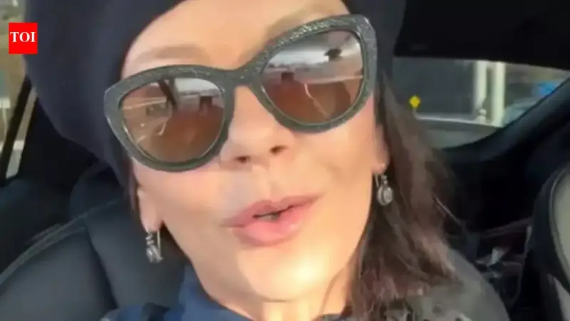 Catherine Zeta Jones is having a 'grave old time' as she's working on 'Wednesday 3' | - The Times of India